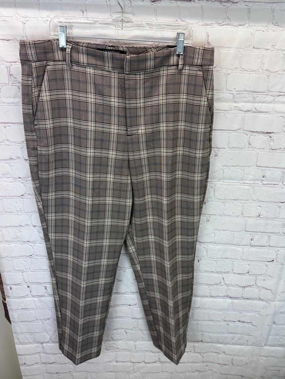 ⭐️NWT Liverpool Los Angeles Kelsey brown navy hi-rise trouser SZ 16/33 XL